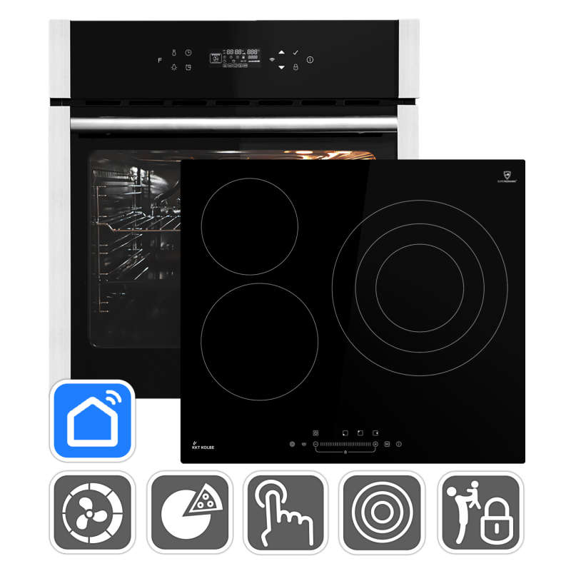 Backofen und Kochfeld SET8313HCKF593SP